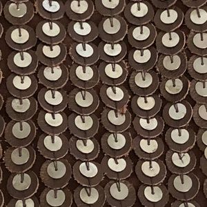 Leather and suede skirt